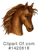 Horse Clipart #1420618 by Vector Tradition SM