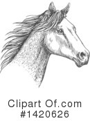 Horse Clipart #1420626 by Vector Tradition SM