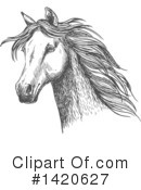 Horse Clipart #1420627 by Vector Tradition SM