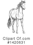 Horse Clipart #1420631 by Vector Tradition SM