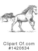 Horse Clipart #1420634 by Vector Tradition SM