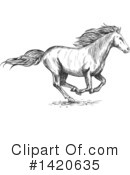 Horse Clipart #1420635 by Vector Tradition SM