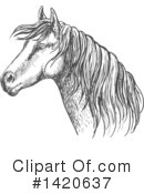 Horse Clipart #1420637 by Vector Tradition SM