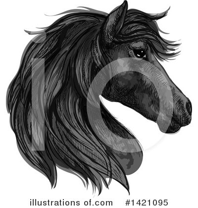 Royalty-Free (RF) Horse Clipart Illustration by Vector Tradition SM - Stock Sample #1421095