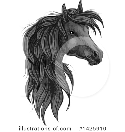 Royalty-Free (RF) Horse Clipart Illustration by Vector Tradition SM - Stock Sample #1425910