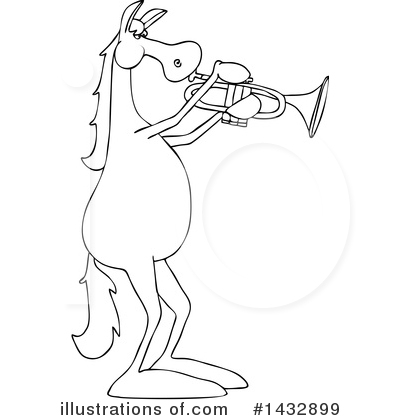 Royalty-Free (RF) Horse Clipart Illustration by djart - Stock Sample #1432899