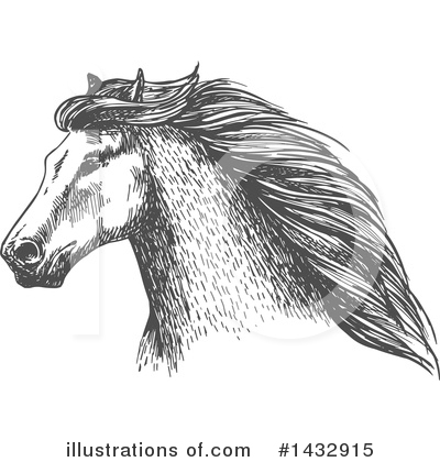 Royalty-Free (RF) Horse Clipart Illustration by Vector Tradition SM - Stock Sample #1432915