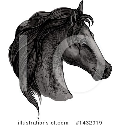 Royalty-Free (RF) Horse Clipart Illustration by Vector Tradition SM - Stock Sample #1432919