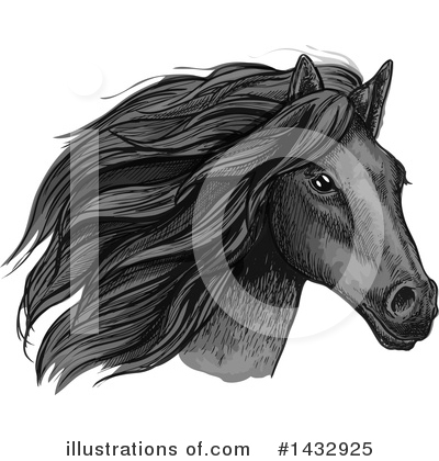 Royalty-Free (RF) Horse Clipart Illustration by Vector Tradition SM - Stock Sample #1432925