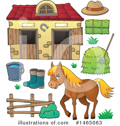 Royalty-Free (RF) Horse Clipart Illustration by visekart - Stock Sample #1465063