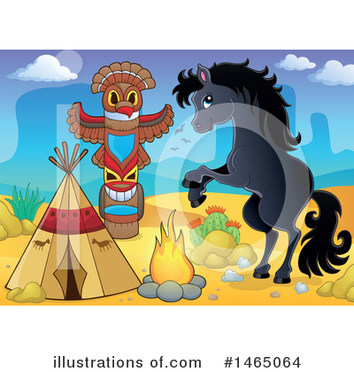 Royalty-Free (RF) Horse Clipart Illustration by visekart - Stock Sample #1465064