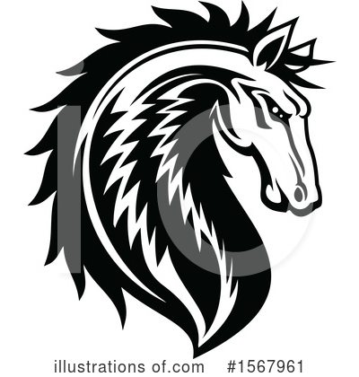 Royalty-Free (RF) Horse Clipart Illustration by Vector Tradition SM - Stock Sample #1567961