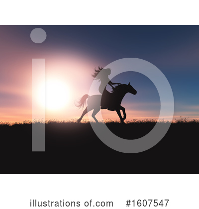 Royalty-Free (RF) Horse Clipart Illustration by KJ Pargeter - Stock Sample #1607547