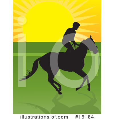 Horseback Clipart #16184 by Maria Bell