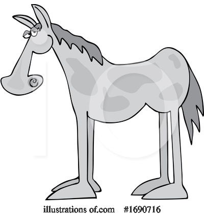 Royalty-Free (RF) Horse Clipart Illustration by djart - Stock Sample #1690716