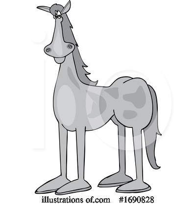 Royalty-Free (RF) Horse Clipart Illustration by djart - Stock Sample #1690828