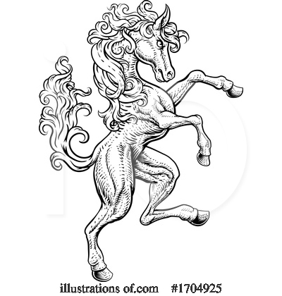 Royalty-Free (RF) Horse Clipart Illustration by AtStockIllustration - Stock Sample #1704925