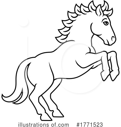 Royalty-Free (RF) Horse Clipart Illustration by AtStockIllustration - Stock Sample #1771523