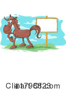 Horse Clipart #1798823 by Domenico Condello