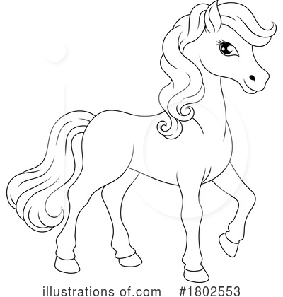 Royalty-Free (RF) Horse Clipart Illustration by AtStockIllustration - Stock Sample #1802553