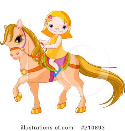 Royalty-Free (RF) Horse Clipart Illustration by Pushkin - Stock Sample #210893