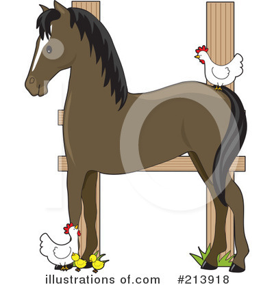 Royalty-Free (RF) Horse Clipart Illustration by Maria Bell - Stock Sample #213918