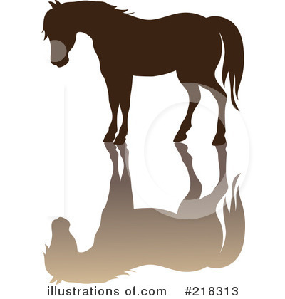 Royalty-Free (RF) Horse Clipart Illustration by Pams Clipart - Stock Sample #218313