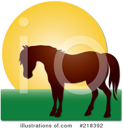 Royalty-Free (RF) Horse Clipart Illustration by Pams Clipart - Stock Sample #218392