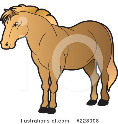 Royalty-Free (RF) Horse Clipart Illustration by Lal Perera - Stock Sample #228008