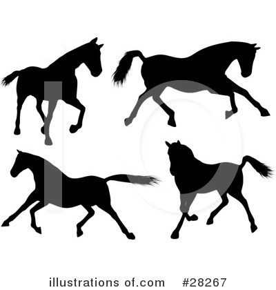 Royalty-Free (RF) Horse Clipart Illustration by KJ Pargeter - Stock Sample #28267