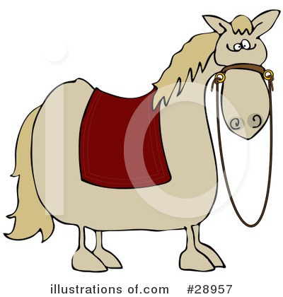 Royalty-Free (RF) Horse Clipart Illustration by djart - Stock Sample #28957