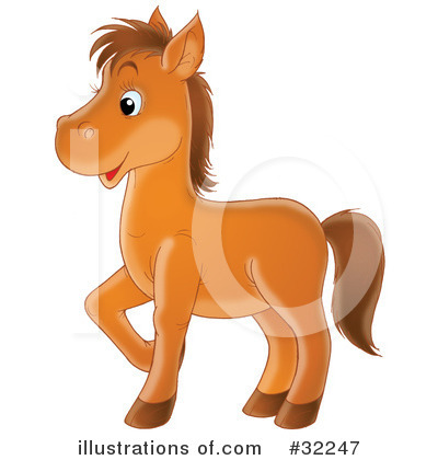 Royalty-Free (RF) Horse Clipart Illustration by Alex Bannykh - Stock Sample #32247