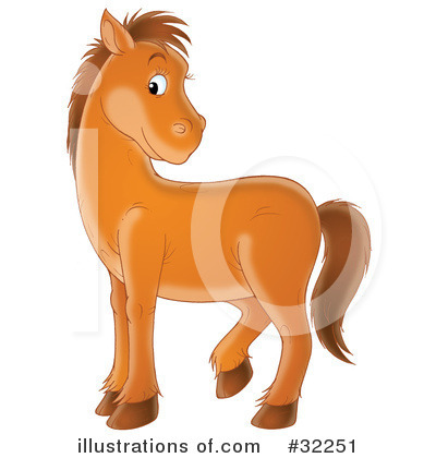 Royalty-Free (RF) Horse Clipart Illustration by Alex Bannykh - Stock Sample #32251
