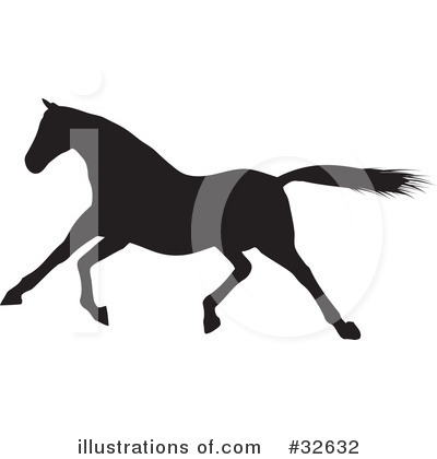 Royalty-Free (RF) Horse Clipart Illustration by KJ Pargeter - Stock Sample #32632