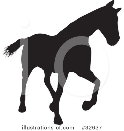 Royalty-Free (RF) Horse Clipart Illustration by KJ Pargeter - Stock Sample #32637