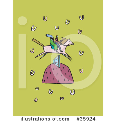 Royalty-Free (RF) Horse Clipart Illustration by Lisa Arts - Stock Sample #35924