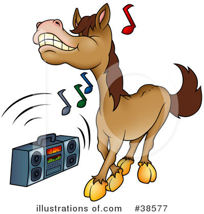 Royalty-Free (RF) Horse Clipart Illustration by dero - Stock Sample #38577