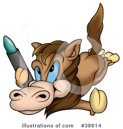 Royalty-Free (RF) Horse Clipart Illustration by dero - Stock Sample #38614