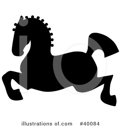 Royalty-Free (RF) Horse Clipart Illustration by C Charley-Franzwa - Stock Sample #40084
