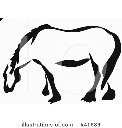 Royalty-Free (RF) Horse Clipart Illustration by Prawny - Stock Sample #41686