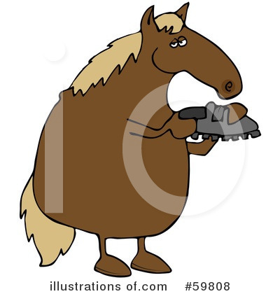 Royalty-Free (RF) Horse Clipart Illustration by djart - Stock Sample #59808