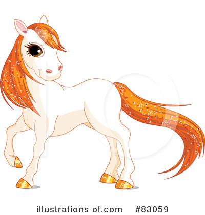 Royalty-Free (RF) Horse Clipart Illustration by Pushkin - Stock Sample #83059