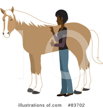 Royalty-Free (RF) Horse Clipart Illustration by Rosie Piter - Stock Sample #83702