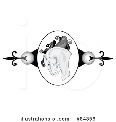 Royalty-Free (RF) Horse Clipart Illustration by C Charley-Franzwa - Stock Sample #84356