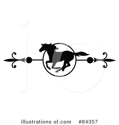 Royalty-Free (RF) Horse Clipart Illustration by C Charley-Franzwa - Stock Sample #84357