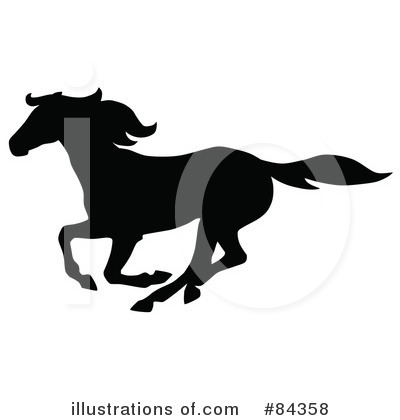 Royalty-Free (RF) Horse Clipart Illustration by C Charley-Franzwa - Stock Sample #84358