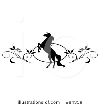 Royalty-Free (RF) Horse Clipart Illustration by C Charley-Franzwa - Stock Sample #84359