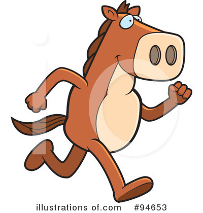 Royalty-Free (RF) Horse Clipart Illustration by Cory Thoman - Stock Sample #94653