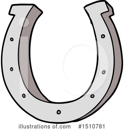 Royalty-Free (RF) Horse Shoe Clipart Illustration by lineartestpilot - Stock Sample #1510781