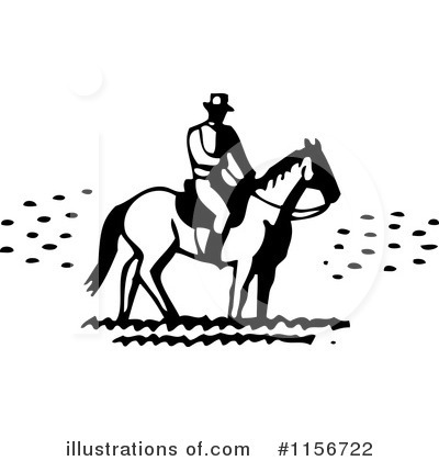 Horseback Clipart #1156722 by BestVector